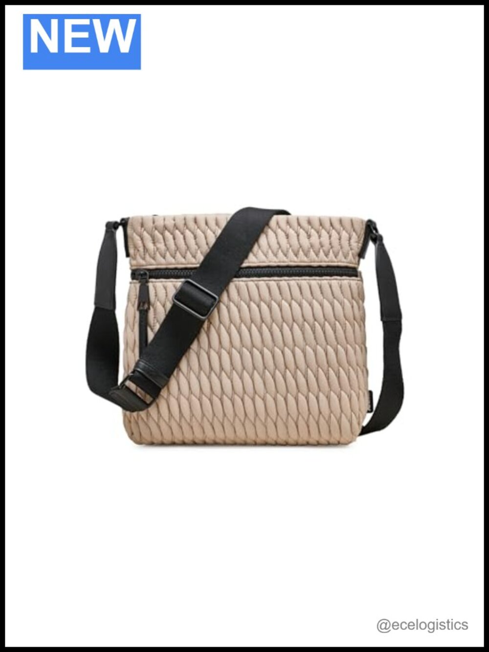 DKNY Nylon Crossbody Lightweight Hobo Bag